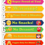 A Chart I Created To Help Discipline My 4 Year Old Daughter