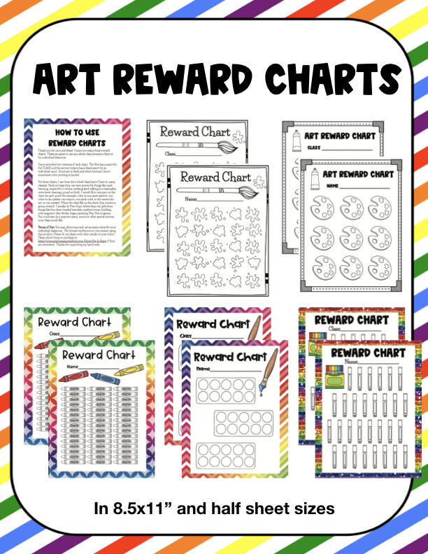 Art Class Behavior Reward Charts Art Is Basic An Elementary Art Blog