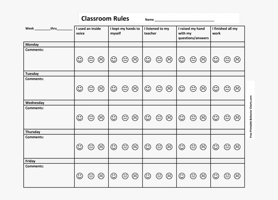 free-printable-smiley-face-behavior-charts-printable-templates