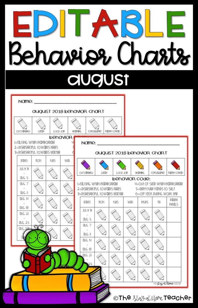 Make Communicating Student Behavior Simple With These EDITABLE Monthly 