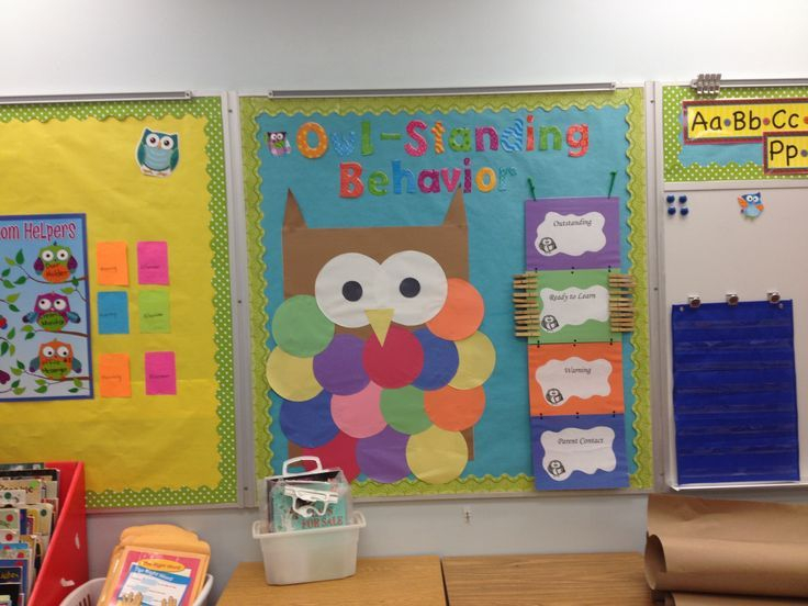 Owl Behavior Chart Bulletin Board Ideas Pinterest Preschool 