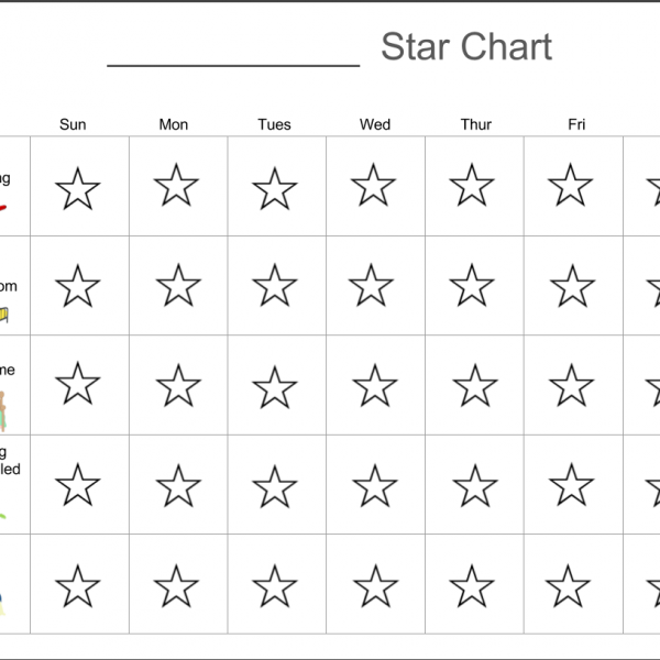 Preschool Behavior Chart A Better Way To Homeschool Star Chart For