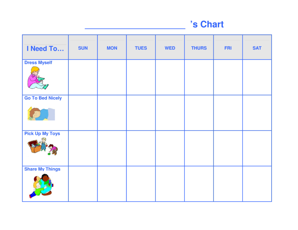  Printable Preschool Behavior Chart Allbusinesstemplates