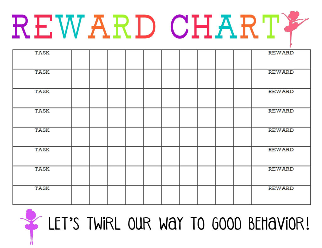Printable Reward Chart The Girl Creative Free Reward Chart Kids 