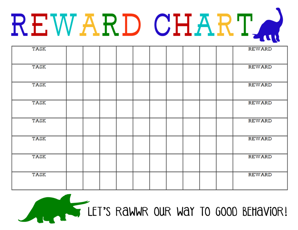 Reward Chart Print Google Search Reward Chart Template Toddler 